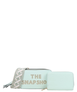 Fashion Mini Crossbody Bag With Wallet Set TB1-8965A TURQUOISE